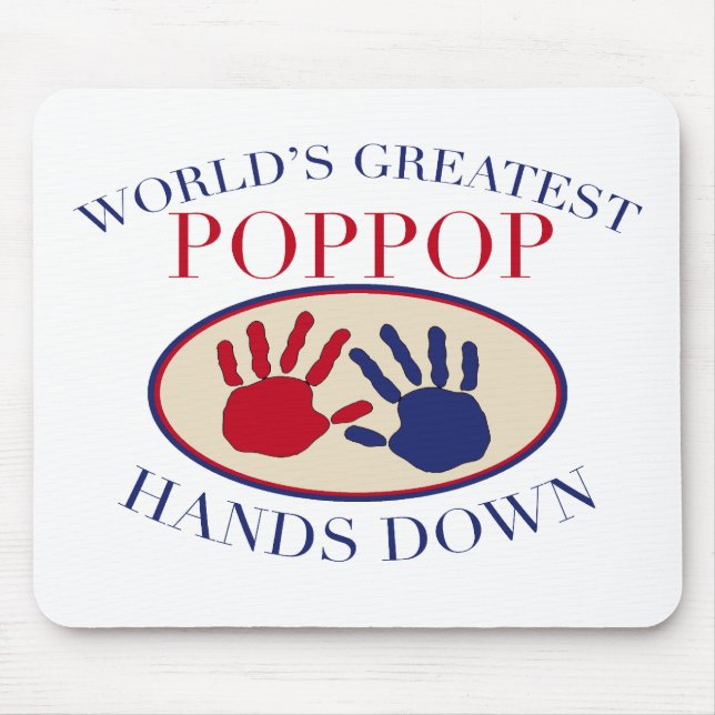 Best PopPop Hands Down Mouse Mat (Front)