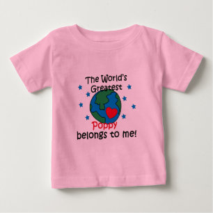Best Poppy Belongs to me Baby T-Shirt