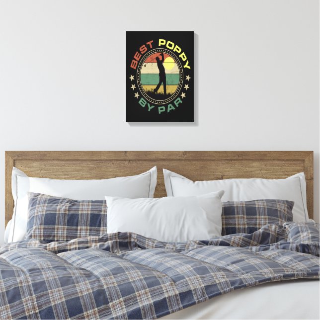 Best Poppy By Par Canvas Print (Insitu(Bedroom))