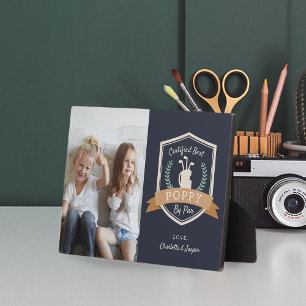 Best Poppy By Par   Golf Grandpa Photo Plaque