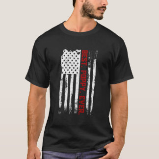 Best Poppy Ever American Usa Flag Fatherâ€™S Day P T-Shirt