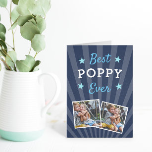 Best Poppy Ever   Father's Day Photo Card