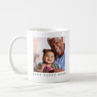 Best Poppy Ever Two Photo Personalised Grandfather