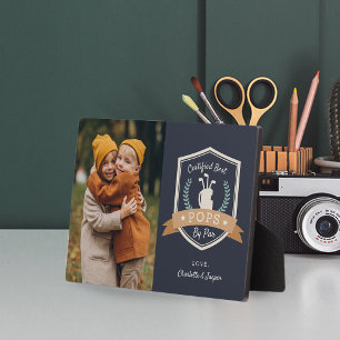 Best Pops By Par   Golf Grandpa Photo Plaque