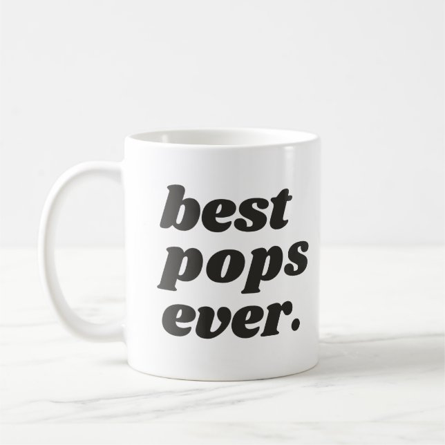 Best Pops Ever Photo Coffee Mug (Left)