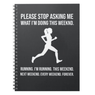 Best Presents For A Runner For Her Running Family Notebook