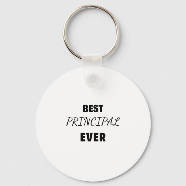 Best Principal Ever 2 Key Ring (Front)