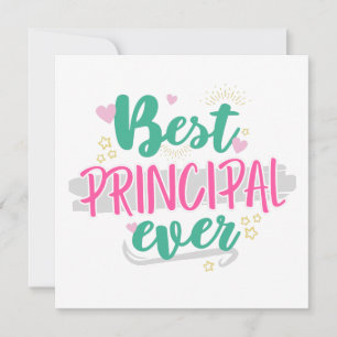 Best Principal Ever, Thank You Principal Gift Card