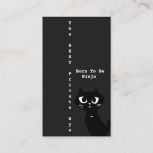 Best Private Eye Ninja Business Card