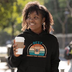 Best Production Assistant - Retro Hoodie