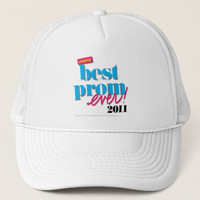 Best Prom Ever - Aqua Trucker Hat (Front)