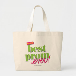 Best Prom Ever - Green Large Tote Bag