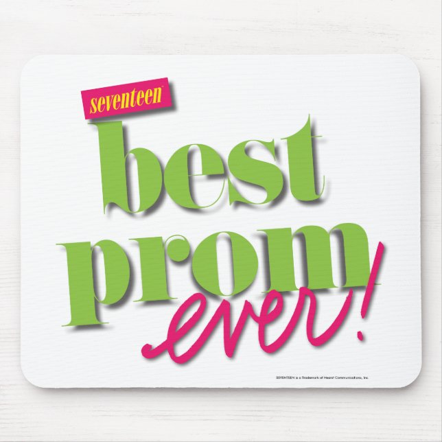 Best Prom Ever - Green Mouse Mat (Front)