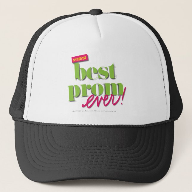 Best Prom Ever - Green Trucker Hat (Front)