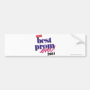 Best Prom Ever - Purple Bumper Sticker