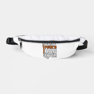 Best Puck'n Dad Ever Hockey Father Vector Design_1 Bum Bags