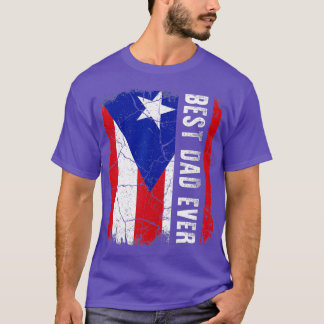 Best Puerto Rican Dad Ever Puerto Rico Daddy Fathe T-Shirt