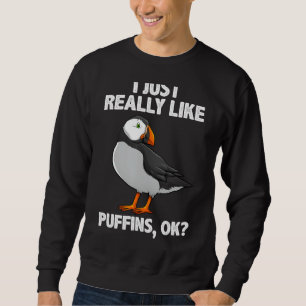 Best Puffin For Men Women Seabird Puffin Bird Love Sweatshirt