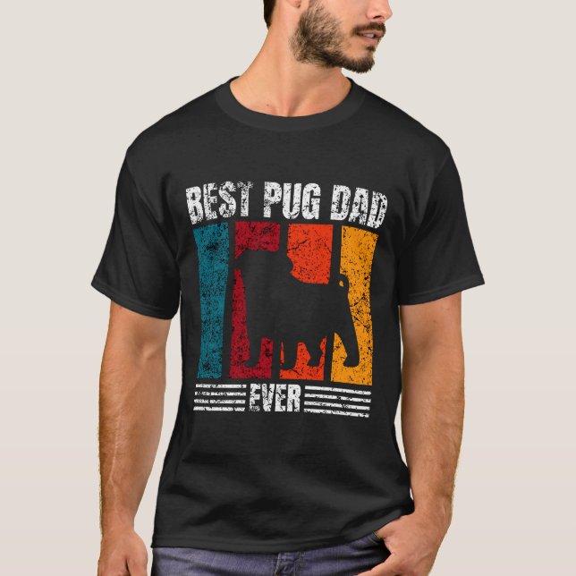 Best Pug Dad Ever Classic  538 T-Shirt (Front)