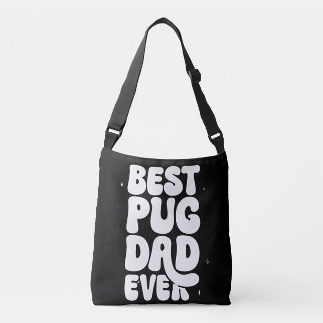 Best pug dad ever Tote bag (Front)