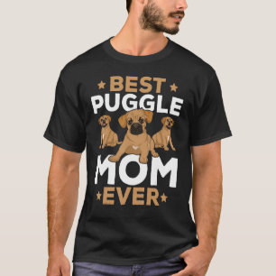Best Puggle Mum Dog Pet Owner Mothers Day Puggle T-Shirt