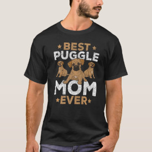 Best Puggle Mum Ever Dog  Mothers Day Cute Puggle T-Shirt