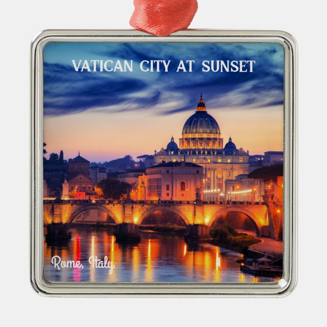 Best quiet places in italy  metal tree decoration (Front)