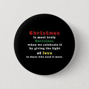 Best Quote Christmas 6 Cm Round Badge