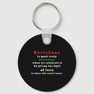 Best Quote Christmas Key Ring