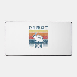 Best Rabbit Mum Women - Vintage English Spot Desk Mat