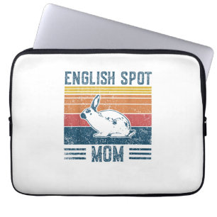 Best Rabbit Mum Women - Vintage English Spot  Laptop Sleeve