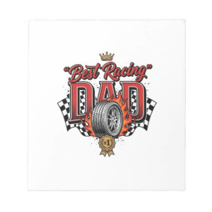 Best Racing Dad Vintage Tire Father’s Day Notepad