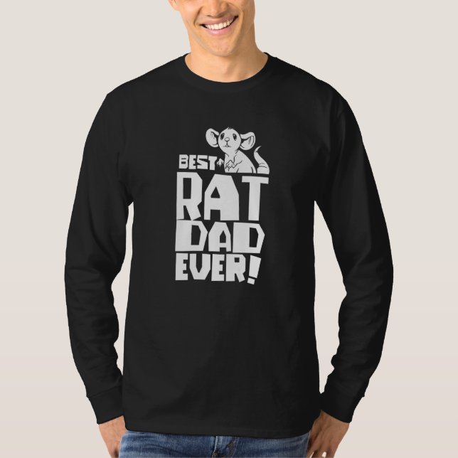 Best Rat Dad Ever Cute Rats Animal  Father Daddy P T-Shirt (Front)
