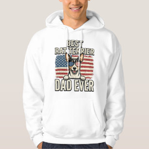 Best Rat Terrier Dad Ever Patriotic Dog Shirt Desi