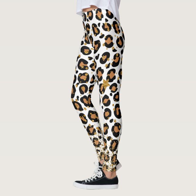 Best Rated Womens Leggings | Leopard Print (Left)