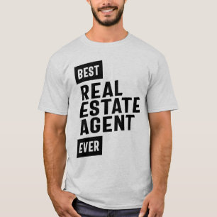 Best Real Estate Agent Job Title Gift T-Shirt