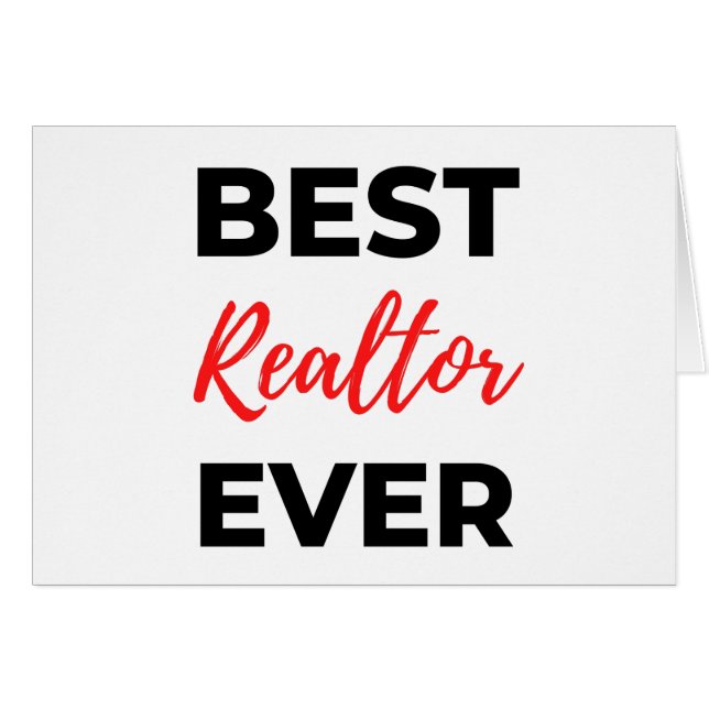 Best Realtor Ever 2 (Front Horizontal)
