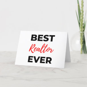 Best Realtor Ever 2 Holiday Card