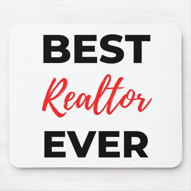 Best Realtor Ever 2 Mouse Mat (Front)
