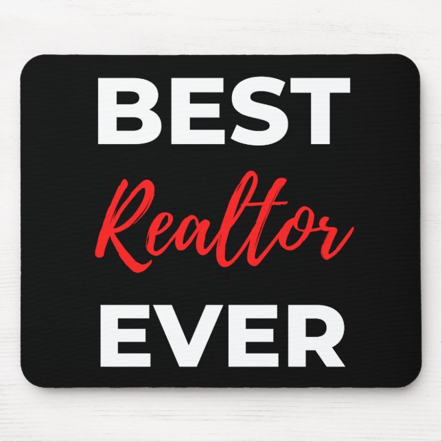Best Realtor Ever Mouse Mat (Front)