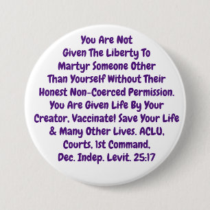 Best reasoning for all to Vaccinate! 7.5 Cm Round Badge