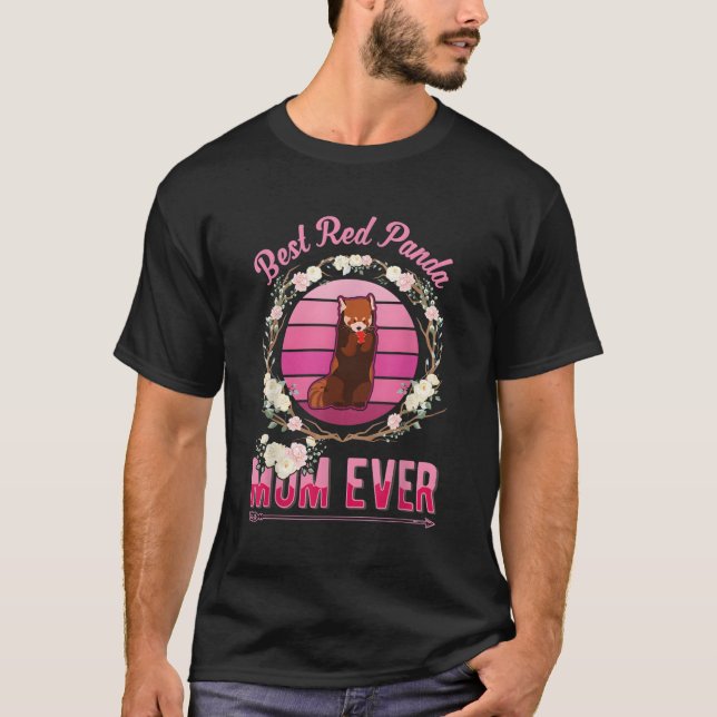 Best Red Panda Mum Ever T-Shirt (Front)