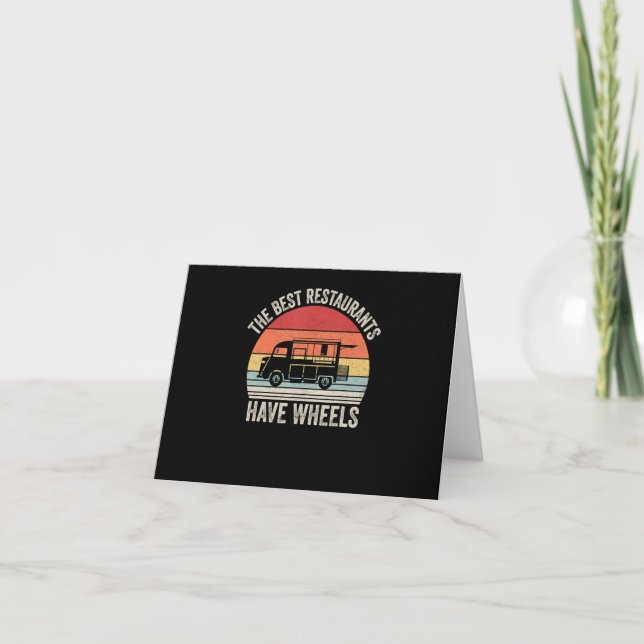 Best restaurants have wheels| food taco truck gift card (Front)