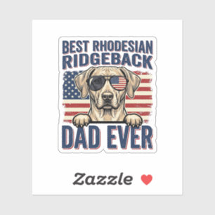 Best Rhodesian Ridgeback Dad Ever Vintage Dog Shir