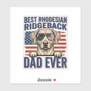 Best Rhodesian Ridgeback Dad Ever Vintage Dog Shir