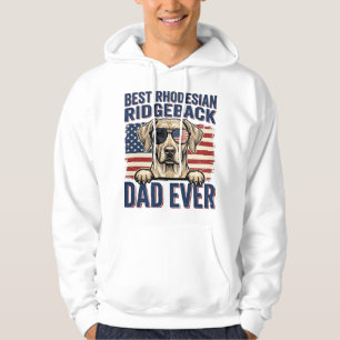 Best Rhodesian Ridgeback Dad Ever Vintage Dog Shir Hoodie