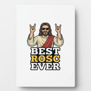 Best Rosc Ever Vintage Rock Hand Religious Shirt_1 Plaque