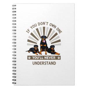 Best Rottweiler Art For Men Women Kids Rottie Rott Notebook