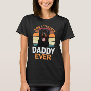 Best Rottweiler Daddy Ever Father's Day T-Shirt