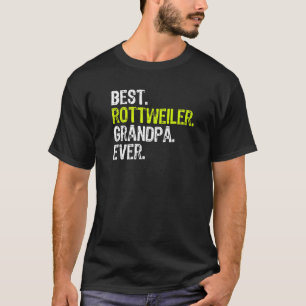 Best Rottweiler Grandpa Ever Dog Lover T-Shirt